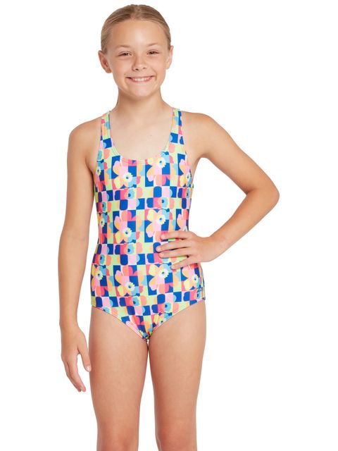 Zoggs Rowleeback One Piece - Flowerpatch