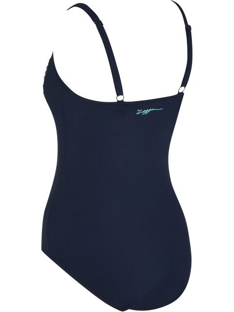 Zoggs Ruched Front One Piece - Atlantis