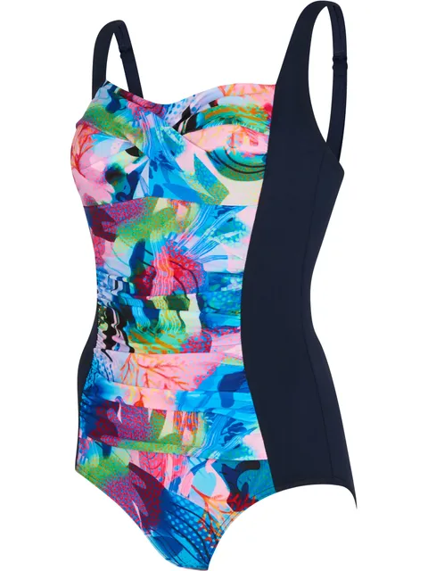 Zoggs Ruched Front One Piece - Atlantis