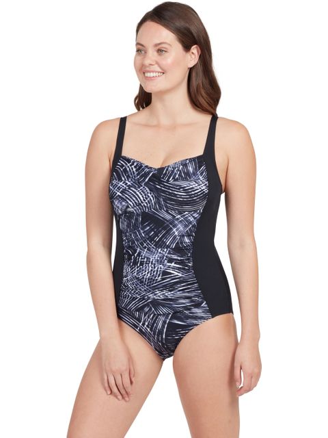 Zoggs Ruched Front One Piece - Avoca