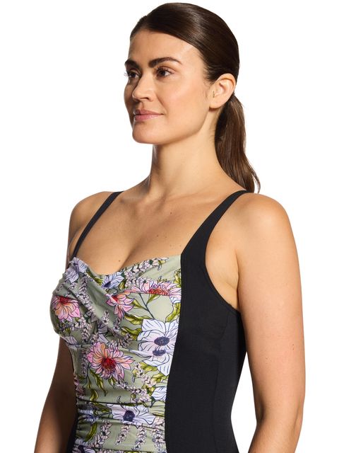 Zoggs Ruched Front One Piece - Freesia