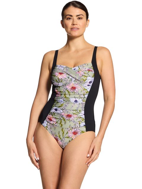 Zoggs Ruched Front One Piece - Freesia