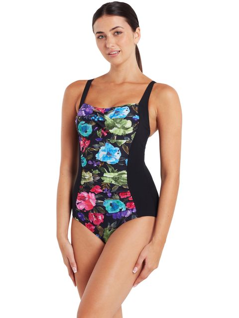 Zoggs Ruched Front One Piece - Sea Velvet