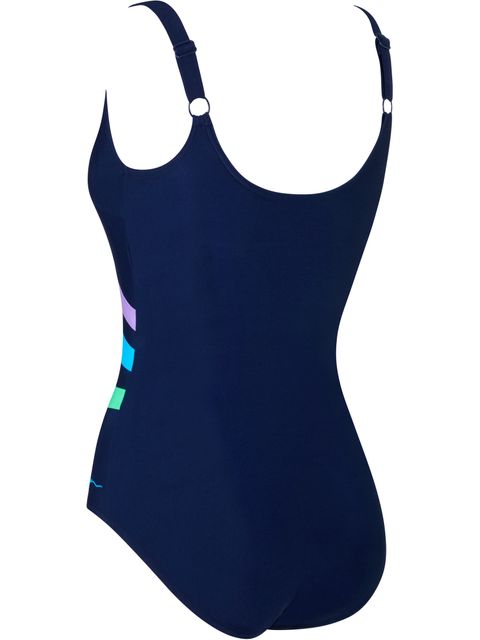 Zoggs Sandon Adjustable Scoopback One Piece - Circus