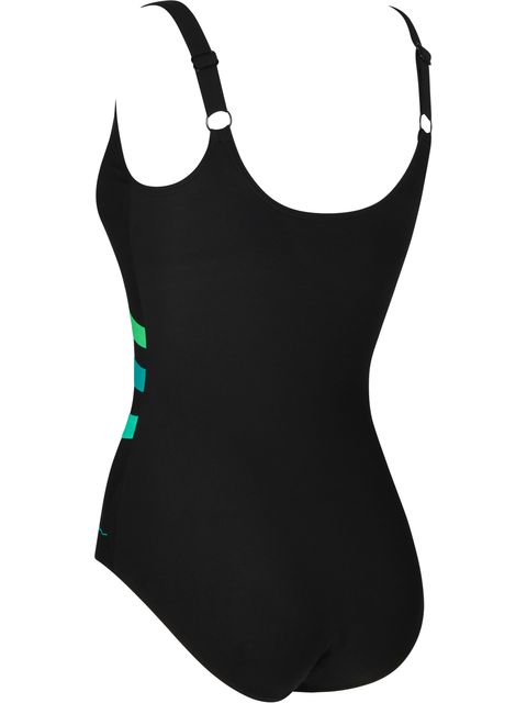 Zoggs Sandon Adjustable Scoopback One Piece - Evergreen