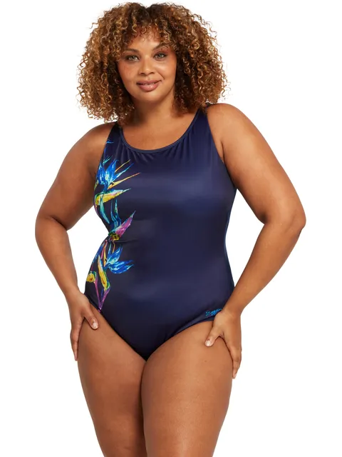 Zoggs Scoopback One Piece - Neon Crystal