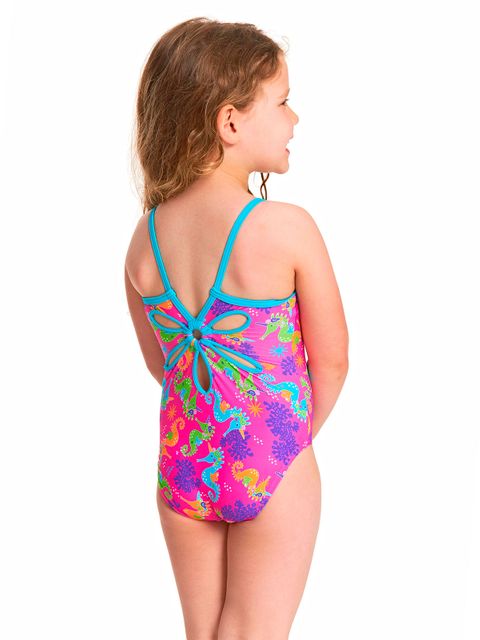Zoggs Sea Unicorn Yaroomba Toddler Girls One Piece 