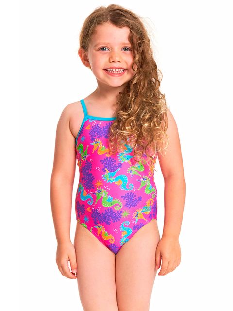 Zoggs Sea Unicorn Yaroomba Toddler Girls One Piece 