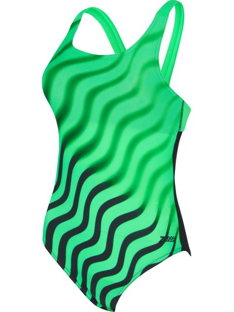 Zoggs Speedback One Piece - Black Disco