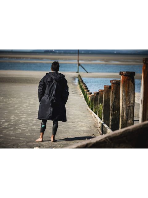 Zoggs Sports Swim Team Deck Coat - Black