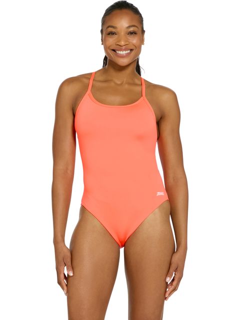 Zoggs Sprintback One Piece - Coral