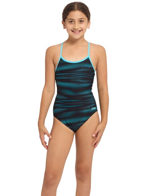 Zoggs Sprintback One Piece - Extend Light Blue