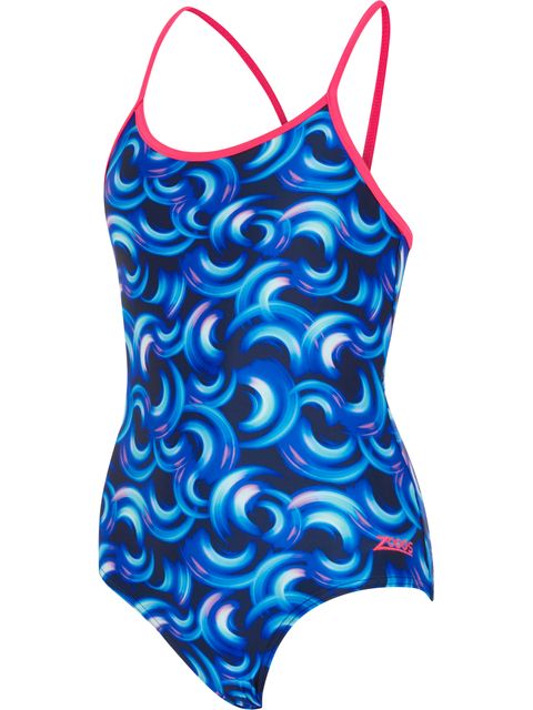 Zoggs Sprintback One Piece - Geo Spiral