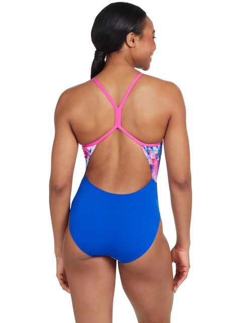 Zoggs Sprintback One Piece - Grafitti Rose