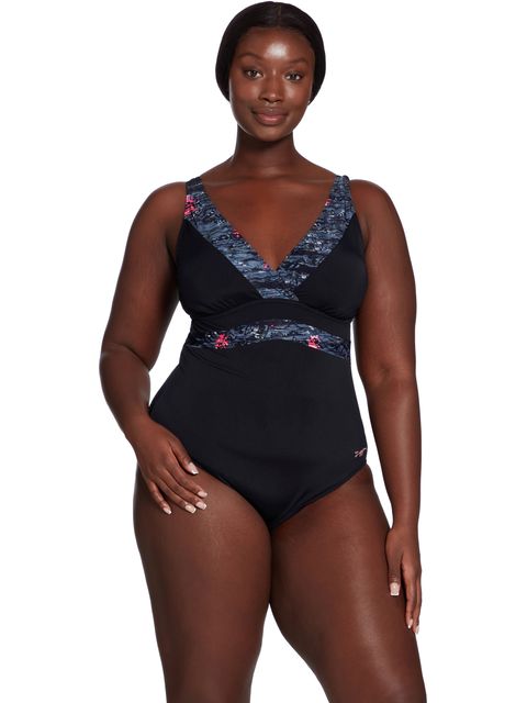 Zoggs Square Back One Piece - Dusk