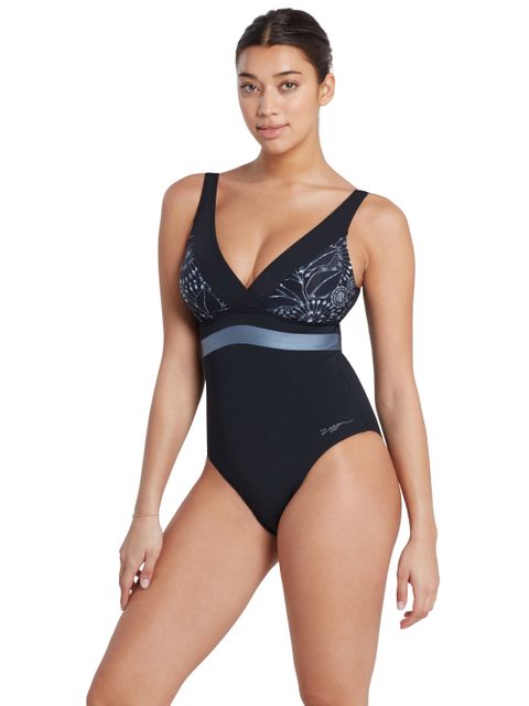Zoggs Square Back One Piece - Stellar