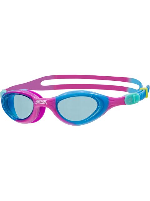 Zoggs Super Seal Junior Goggles - Blue Tint/Pink/Blue