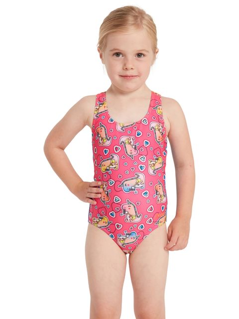 Zoggs Toddler Actionback One Piece - Little Dino