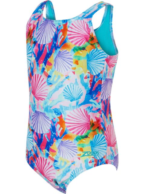 Zoggs Toddler Scoopback One Piece - Crazy Clams
