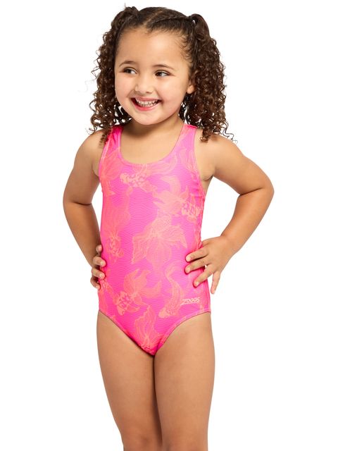Zoggs Toddlers Actionback One Piece - Koi Pink