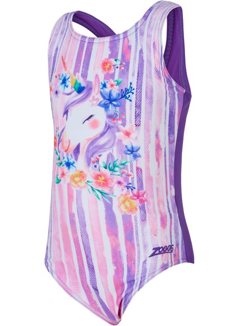 Zoggs Toddlers Actionback One Piece - Unicorn