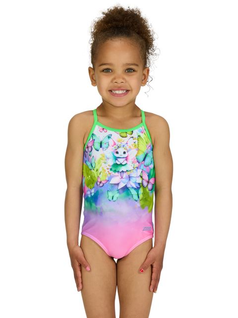 Zoggs Toddlers Crossback One Piece - Fairy Bunny