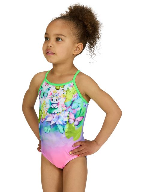 Zoggs Toddlers Crossback One Piece - Fairy Bunny
