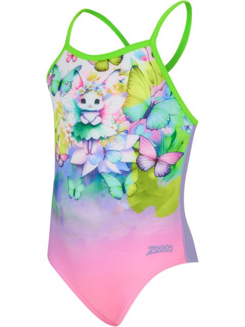 Zoggs Toddlers Crossback One Piece - Fairy Bunny