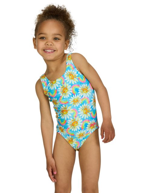 Zoggs Toddlers Scoopback One Piece - Daisy