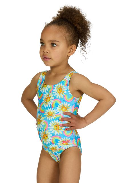 Zoggs Toddlers Scoopback One Piece - Daisy