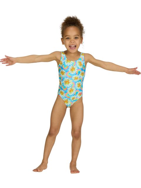 Zoggs Toddlers Scoopback One Piece - Daisy