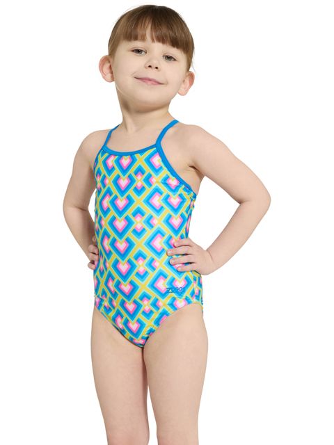 Zoggs Toddlers Tex Back One Piece - Xena