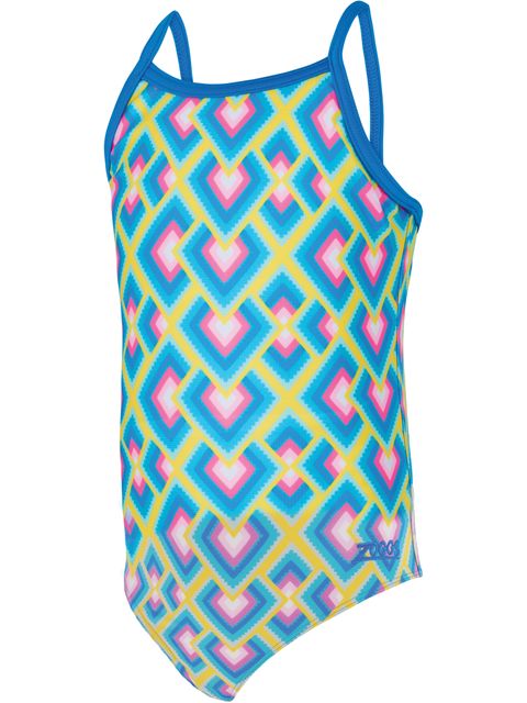 Zoggs Toddlers Tex Back One Piece - Xena