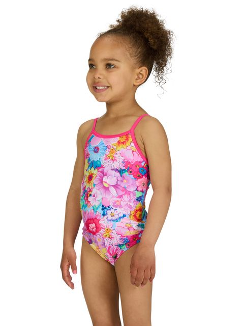 Zoggs Toddlers Yaroomba Floral One Piece - Eden