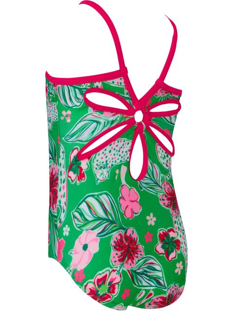 Zoggs Toddlers Yaroomba Floral One Piece - Twiggy