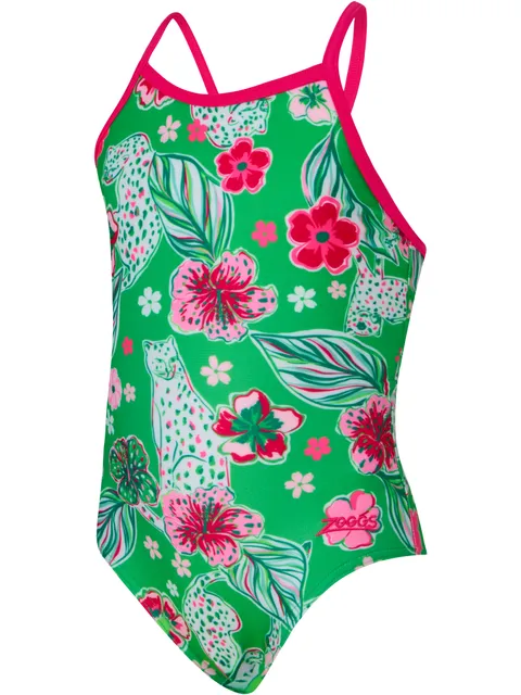 Zoggs Toddlers Yaroomba Floral One Piece - Twiggy