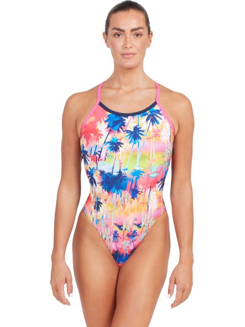 Zoggs Tri-Back One Piece - Sunset