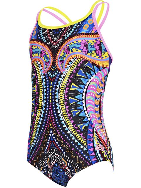 Zoggs Vintage Daisy Girls One Piece