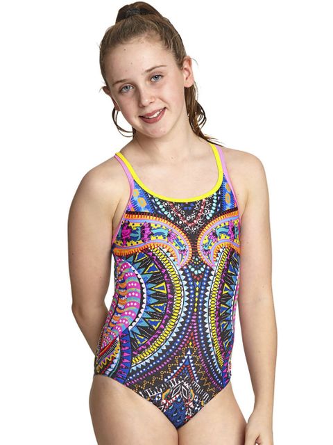 Zoggs Vintage Daisy Girls One Piece