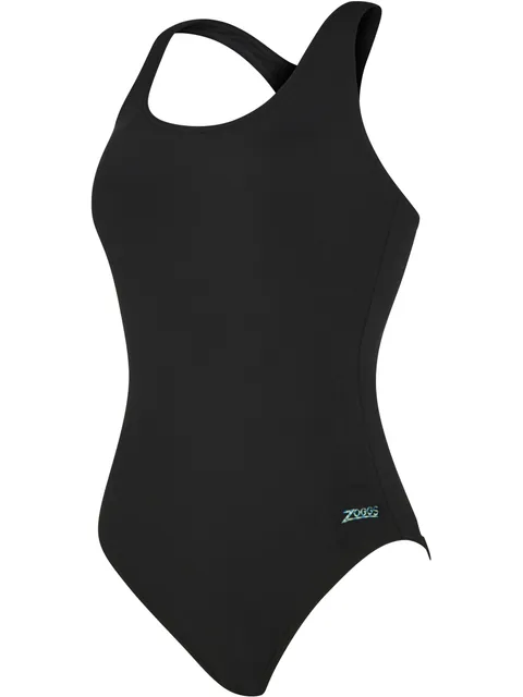 Zoggs Womens Freedom Period Powerback One Piece - Black