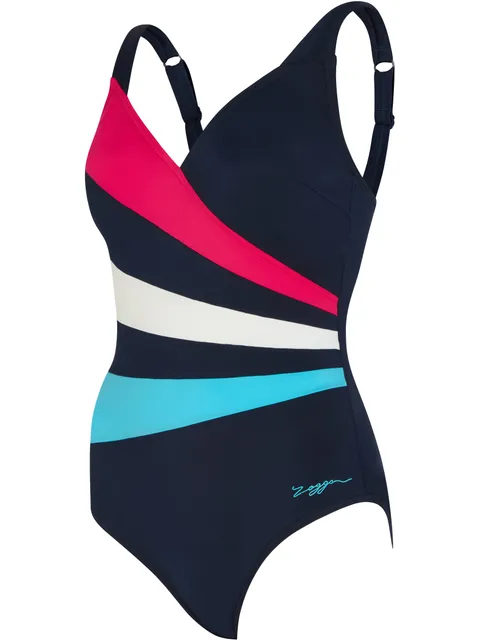 Zoggs Wrap Panel Classicback One Piece - Flashdrive