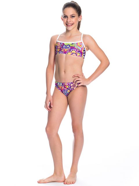 Zealous Pure Heart Girls Sports Bikini