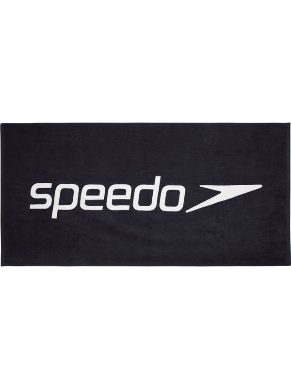 Speedo Logo Towel Black & White