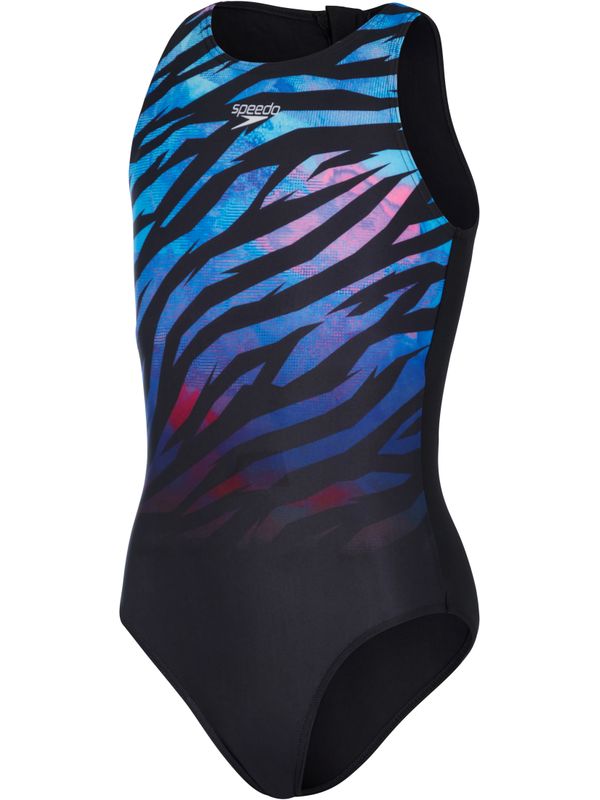 Compra Digital Placement Splashback Costume Da Bagno Bambina Speedo In Blu Navy 00002002247178 P