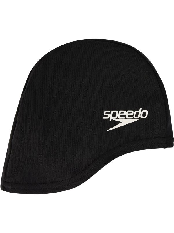Speedo Junior Polyester Swim Cap Black
