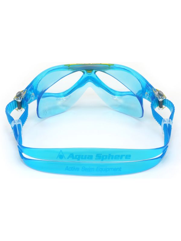 Aqua Sphere Vista Junior Clear Swim Mask Aqua & Yellow