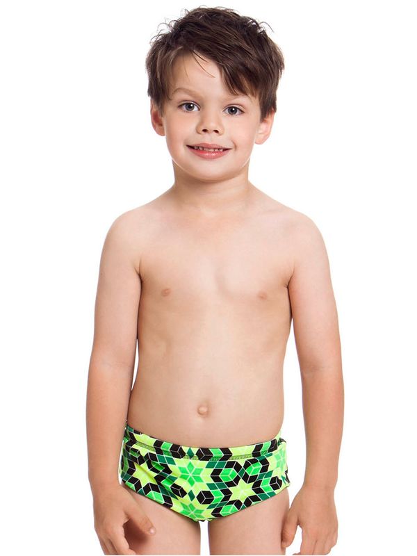 Funky Trunks Crystal Gold Toddler Boys Trunks