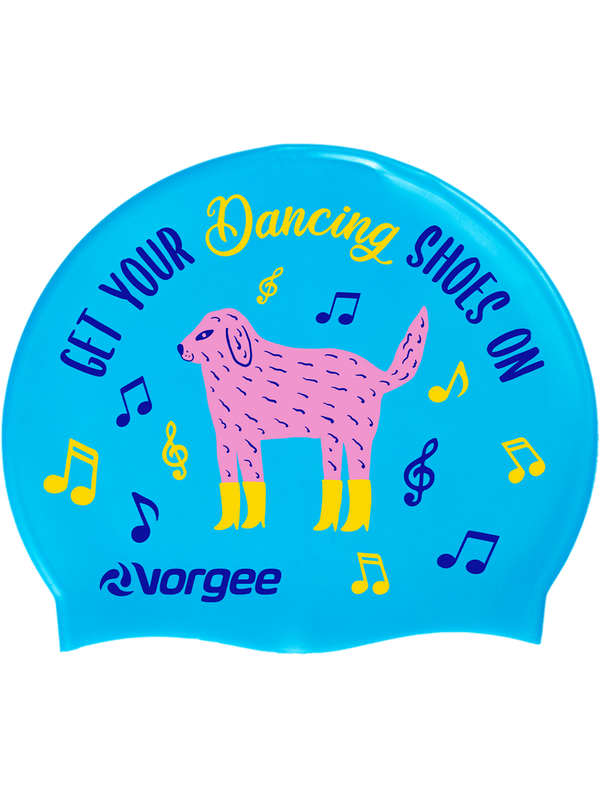 Miss Glamour Swim Cap Dancing Dog