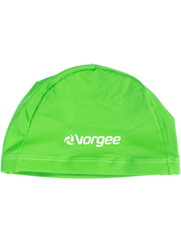 Nylon Lycra Junior Swim Cap Green