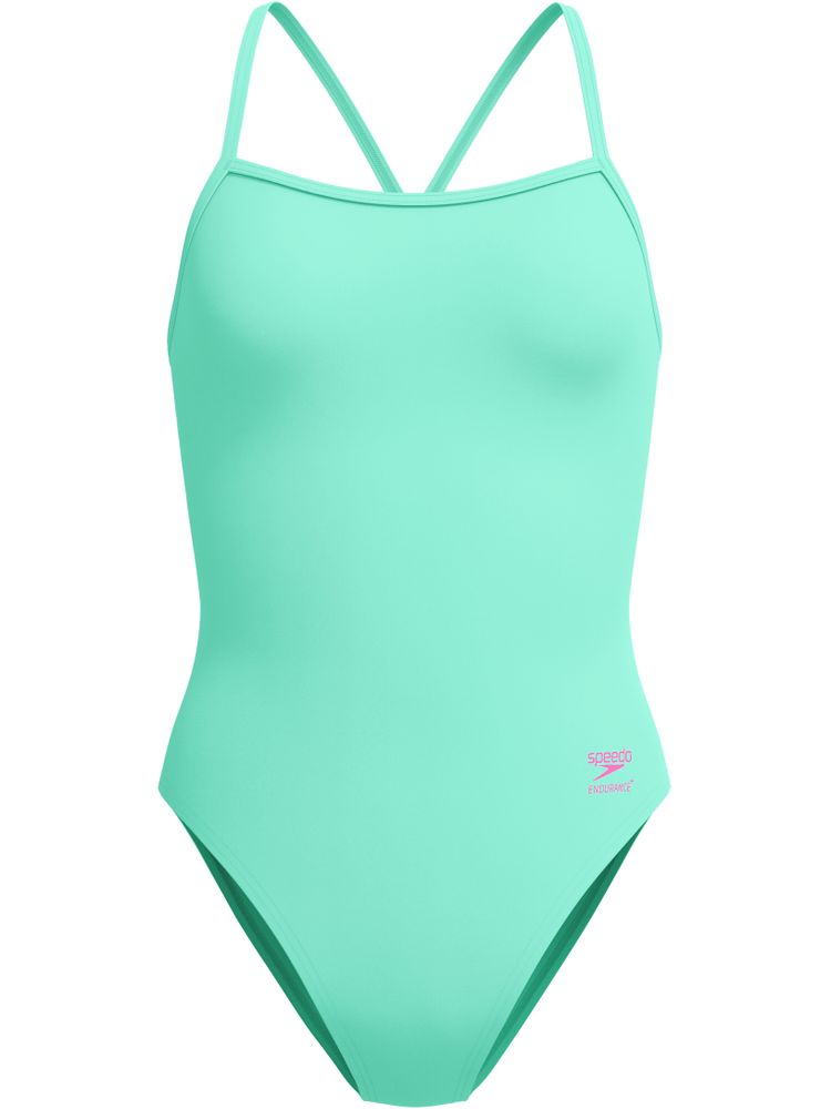 Speedo Solid V-Back 2.0 One Piece - Aqua Breeze